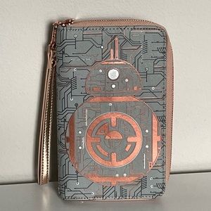 Star Wars Droid Depot Bb8 R2D2 Light Up Wallet Wristlet DISNEY PARKS GALAXY EDGE